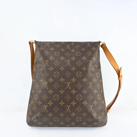 Authentic LOUIS VUITTON Monogram Musette Shoulder Bag bsj630-110725 - Picture 2 of 16